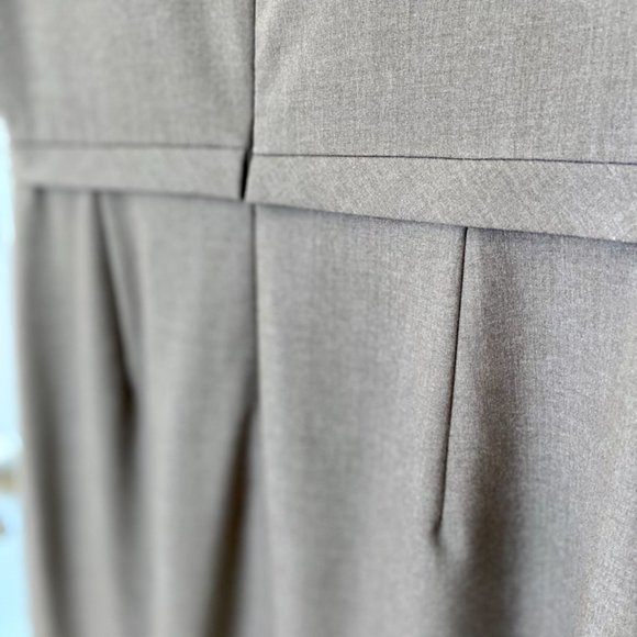 Tahari by ASL Solid Brown Cocktail Dress [8] - Picture 7 of 9